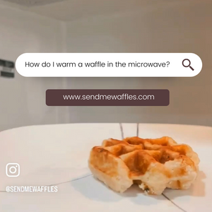 The best way to warm a waffle in the microwave