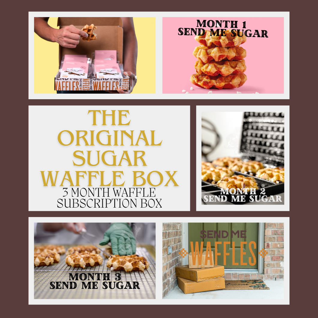 3 month waffle subscription box sugar waffles