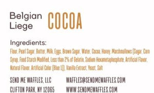 Send Me Cocoa Waffles (6 pack) or Mix with Send Me Sugar (6 pack)