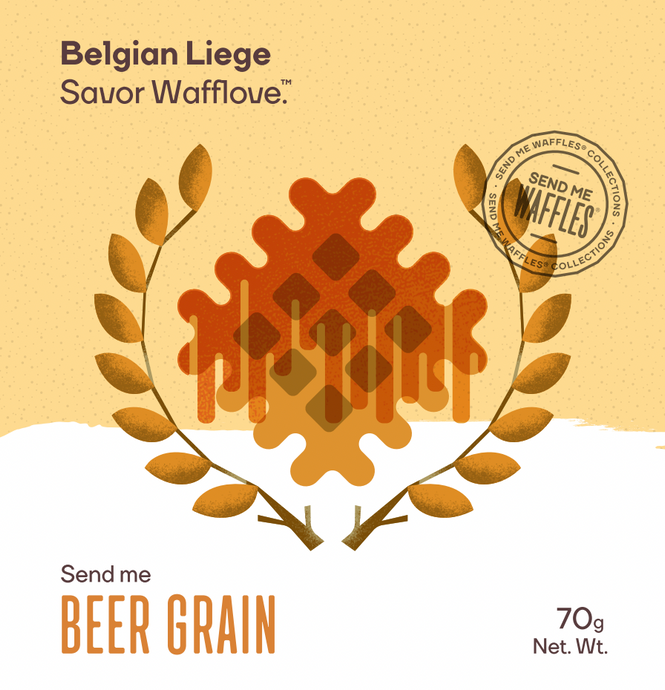 Send Me Beer Grain Belgian Liege Waffle
