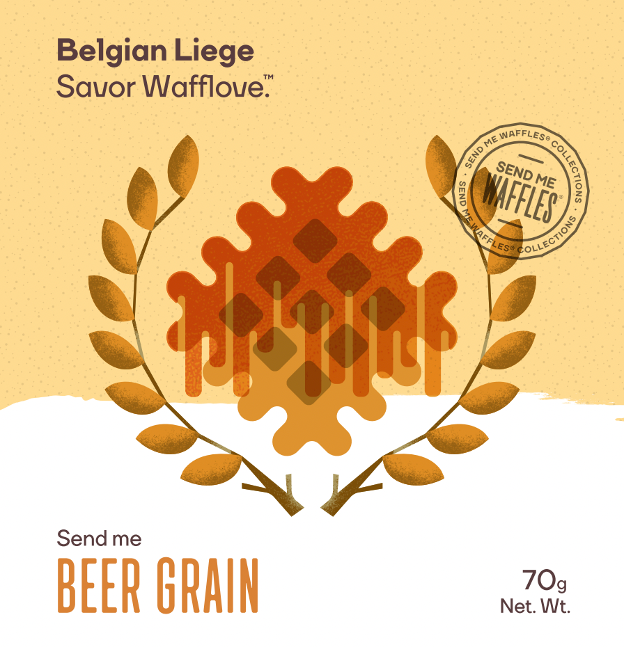 Send Me Beer Grain Belgian Liege Waffle
